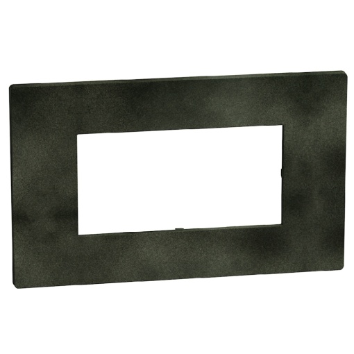 Light Now - Quadro de acabamento - 4 módulos  - Dark Green