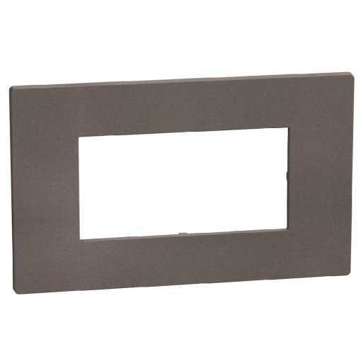 Light Now - Quadro de acabamento - 4 módulos  - Moka Stone