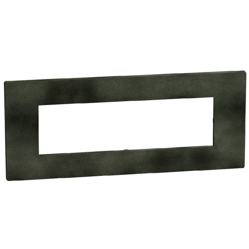 Light Now - Quadro de acabamento - 7 módulos  - Dark Green