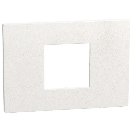 Light Now - Quadro de acabamento - 2 módulos centrados - White Mica