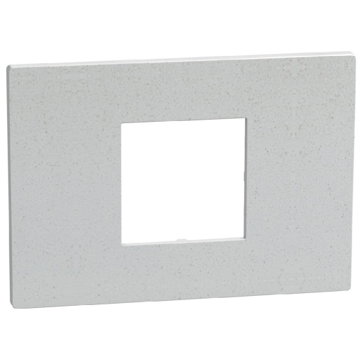 Light Now - Quadro de acabamento - 2 módulos centrados - White Fiber