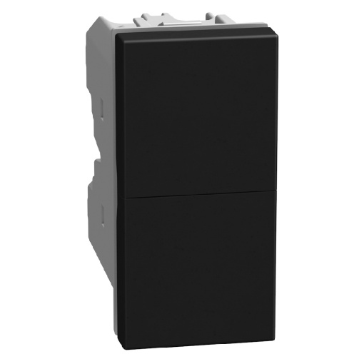 Light Now - Botão duplo para estores - 10A - 250V - 1 módulo - Dark