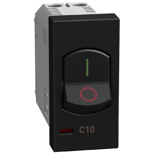 Light Now - Disjuntor magnetotérmico - 2P - 10A - 1 módulo - Dark