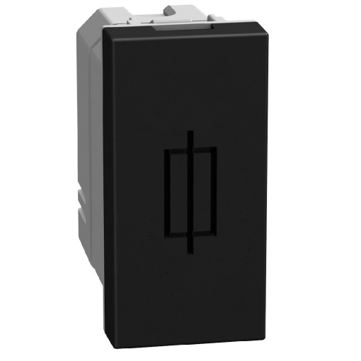 Light Now - Porta-fusíveis - 1 módulo - Dark