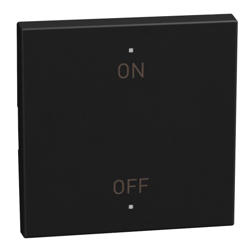 Light Now MYHOME - Tecla com símbolo - ON-OFF, 2 funções, 2 módulos - Dark