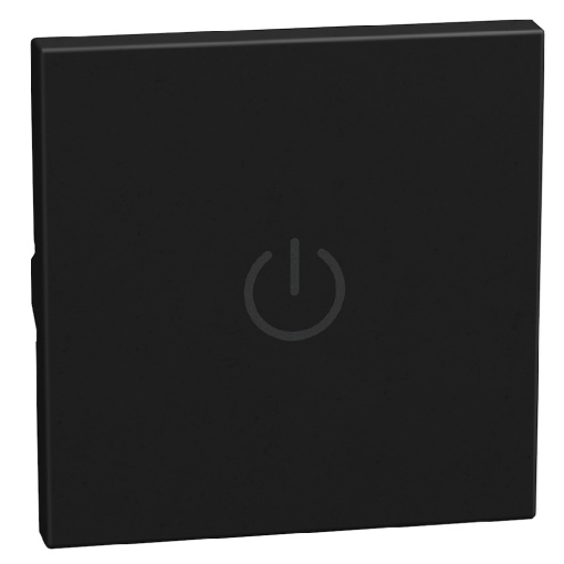 Light Now - Tecla axial com símbolo caldeira - 2 módulos - Dark