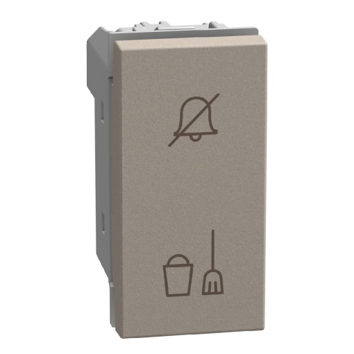 Light Now - Comando duplo para quarto de hotel - 1 módulo - Stone