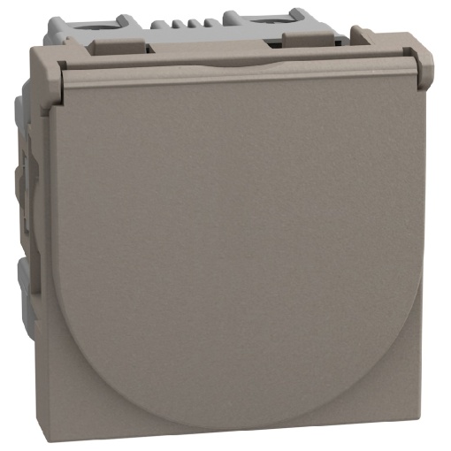 Light Now - Tomada 2PT tipo sch - 16A250V - lig.parafusos - 2 mód - Stone