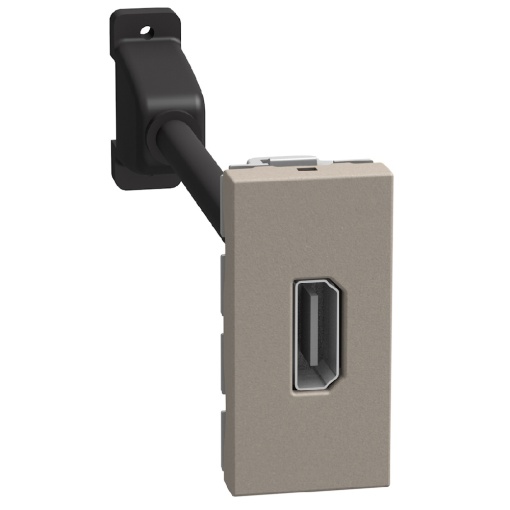 Light Now - Tomada HDMI - 1 módulo - Stone