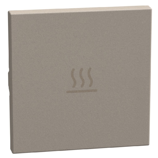 Light Now - Tecla axial com símbolo aquecimento - 2 módulos - Stone