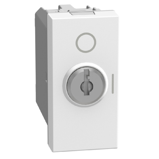 Light Now - Comutador de escadas com chave - chaves diferentes - 1 mód - White