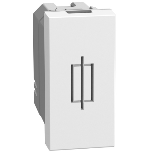 Light Now - Porta-fusíveis - 1 módulo - White