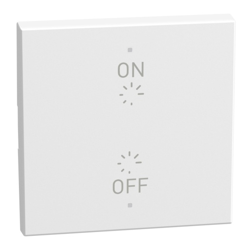 Light Now MYHOME - Tecla com símbolo - ONOFF e Var., 2 funções, 2 mód.- White