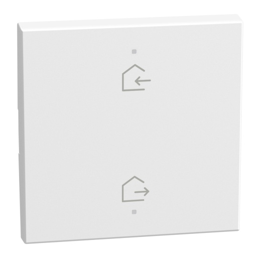 Light Now MYHOME - Tecla com símbolo - EntrarSair, 2 funções, 2 módulos - White