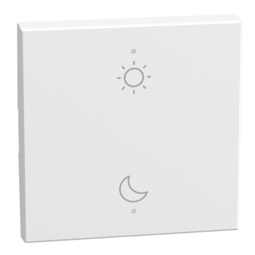 Light Now MYHOME - Tecla com símbolo - AcordarDeitar, 2 funções, 2 mód - White