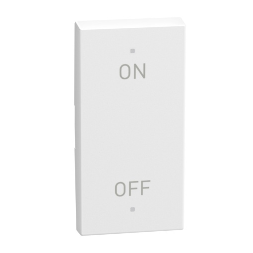 Light Now MYHOME - Tecla com símbolo - ON-OFF, 2 funções, 1 módulo - White