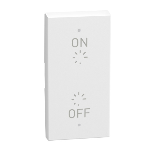 Light Now MYHOME - Tecla com símbolo - ONOFF e Var., 2 funções, 1 módulo- White