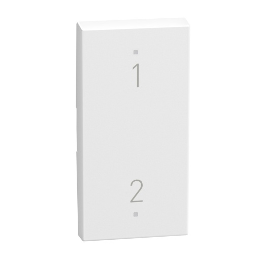 Light Now MYHOME - Tecla com símbolo - Cenário 1-2, 2 funções, 1 módulo - White