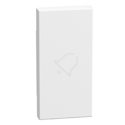 Light Now - Tecla axial com símbolo campainha - 1 módulo - White