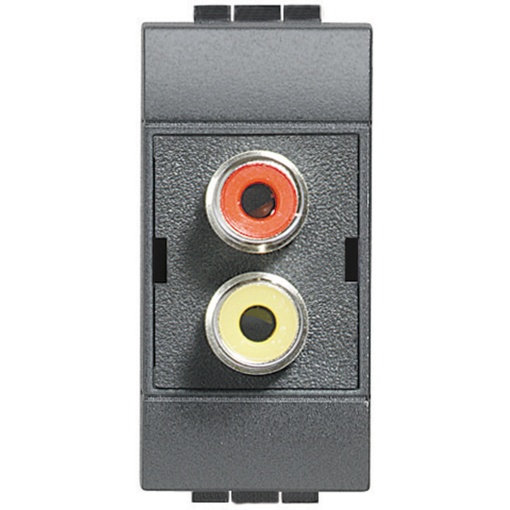LL-TOMADA DUPLA RCA 1MD ANTRAC
