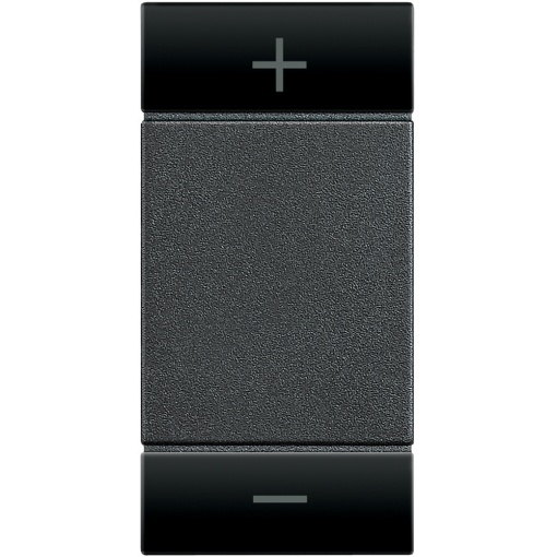 Livinglight MyHOME - Tecla com símbolo Variador - Antracite, 1 módulo