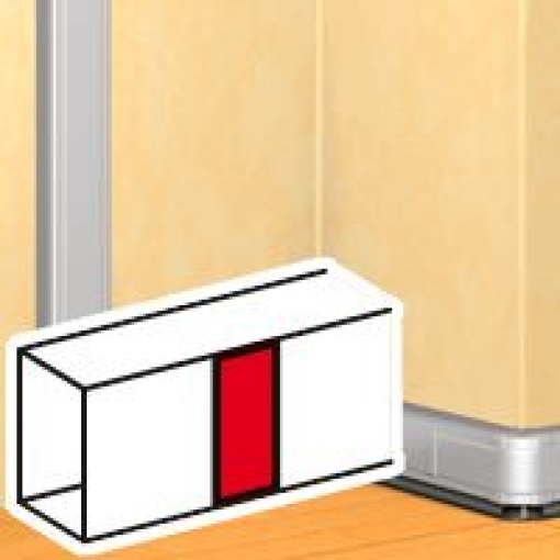 Junta da tampa universal do canal de alumínio com largura da tampa de 130 mm