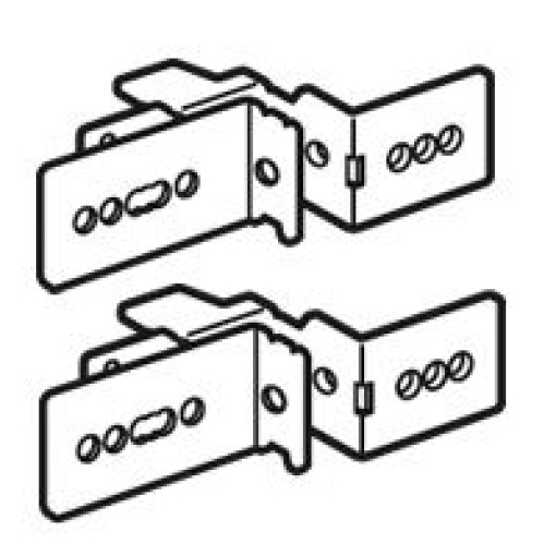 Jogo de 2 sup. fixaçãode calha de cablagem Lina25 - quadrosarmários XL³ 800 36M