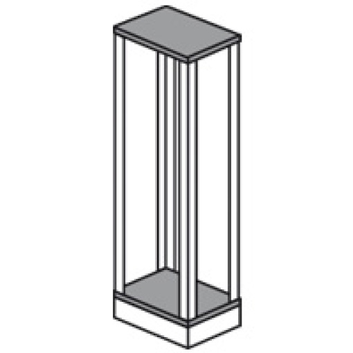 Base Teto para cela de cabos XL³ 4000 - profundidade 475 mm - largura 475 mm