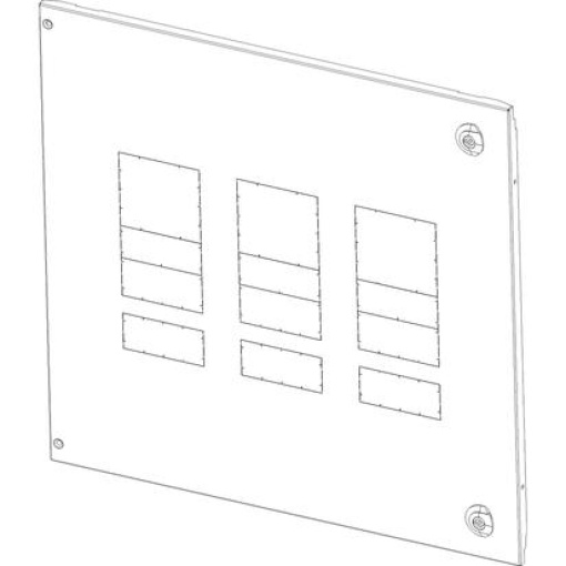 Painel metálico XL³ 4000 para 1-2 DPX³ 630 vertical - com diferencial