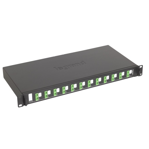 LCS3 Gaveta abertura deslizante 12 conectores SC APC duplex monomodo p24 fibras