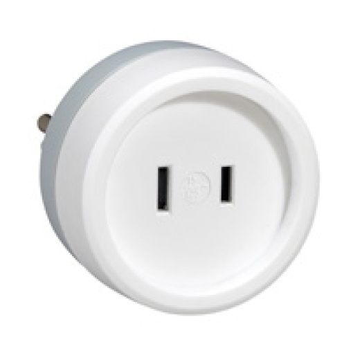 Adaptador de Viagem USAEuropa - 2PT - 1613A - brancocinzento
