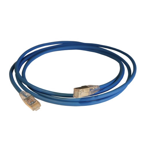LCS3 - Cordões RJ 45 cat. 6 - FUTP impedância blindada 100 Ω -LSZH - azul - 2m