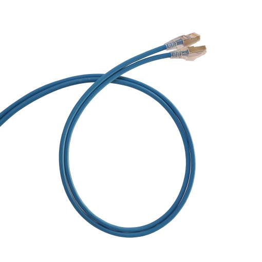 LCS3 - Cordões RJ 45 cat. 6 - FUTP impedância blindada 100 Ω -LSZH - azul - 3m