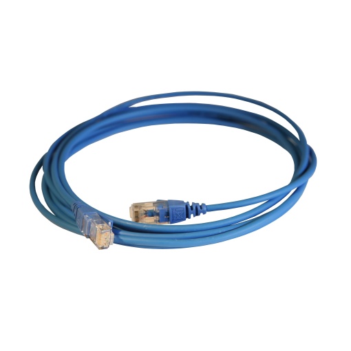 LCS3 - Cordões RJ 45 cat. 6 - UUTP impedância blindada 100 Ω -LSZH - azul - 3m