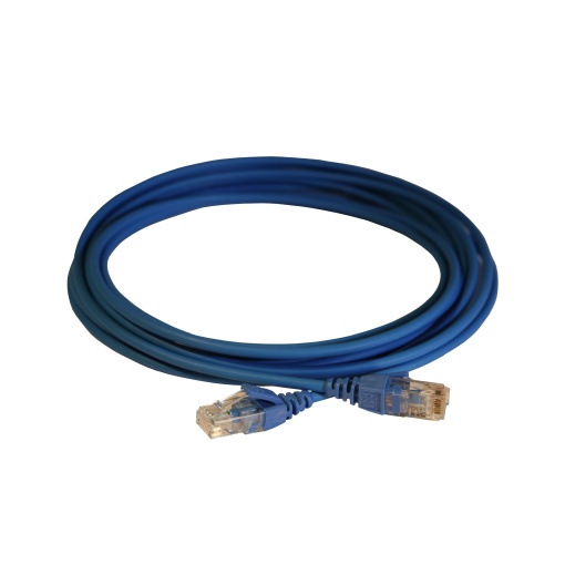 LCS3 - Cordões RJ 45 cat. 6 - UUTP impedância blindada 100 Ω -LSZH - azul - 5m