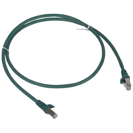 LCS3 - Cordões RJ 45 cat. 6 - FUTP impedância 100 Ω - LSZH - verde- 2m