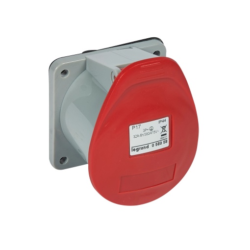 Tomadas de encastrar reduzidas P17 - 32 A - 380415 V-3PT
