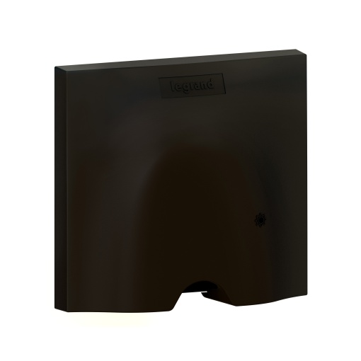 Saída de cabos conectada preto