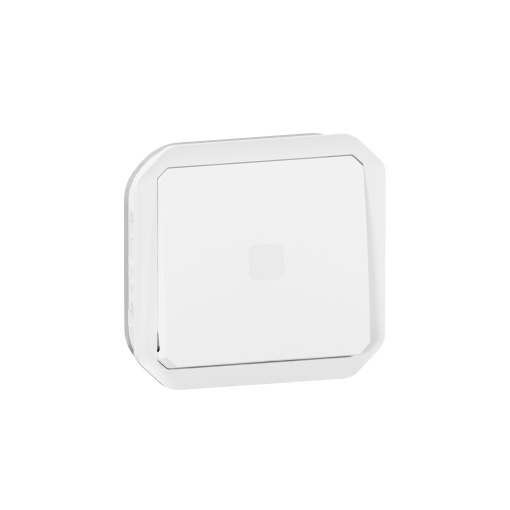 Plexo IP 55 componível - Interruptor temporizado luminoso, Branco
