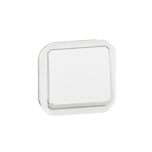 Plexo IP 55 componível - Comutador de escada luminoso, Branco