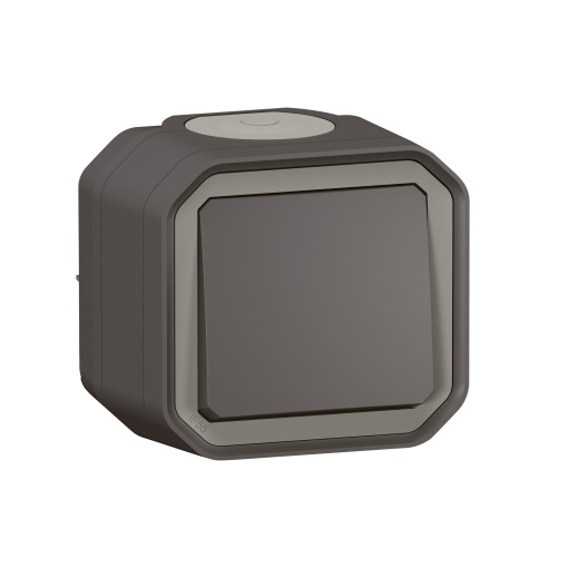 Plexo IP 55 monobloco saliente - Comutador de escada, Antracite