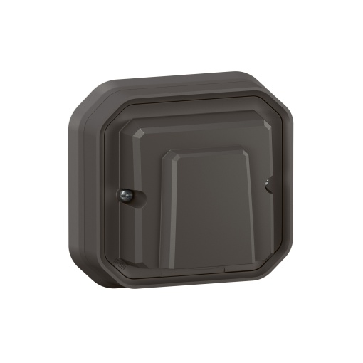 Plexo IP 55 monobloco encastrar - Saída de cabos 16 A, Antracite