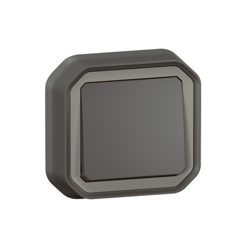 Plexo IP 55 monobloco encastrar - Comutador de escada, Antracite