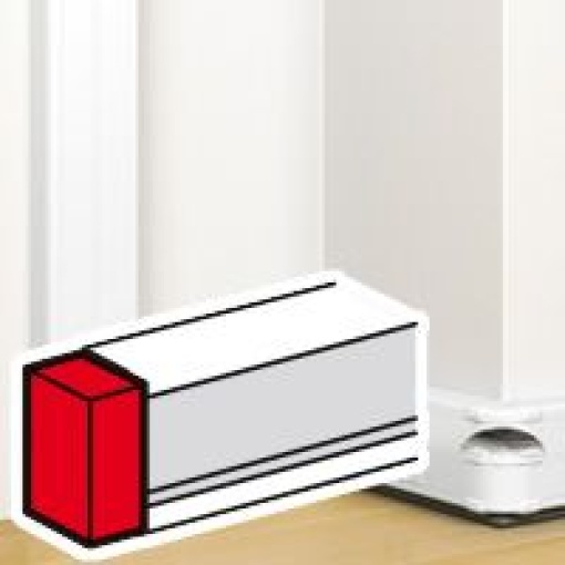 DLP - Topo esquerdo ou direito - para calha 145 x 50