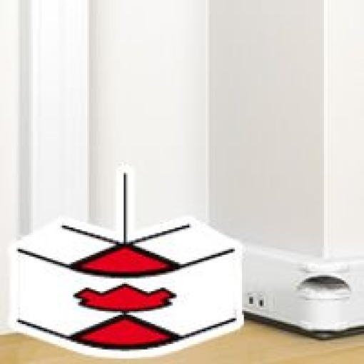 DLP - Ângulo exterior variável - 80 a 100 - branco - para calha 130 x 50