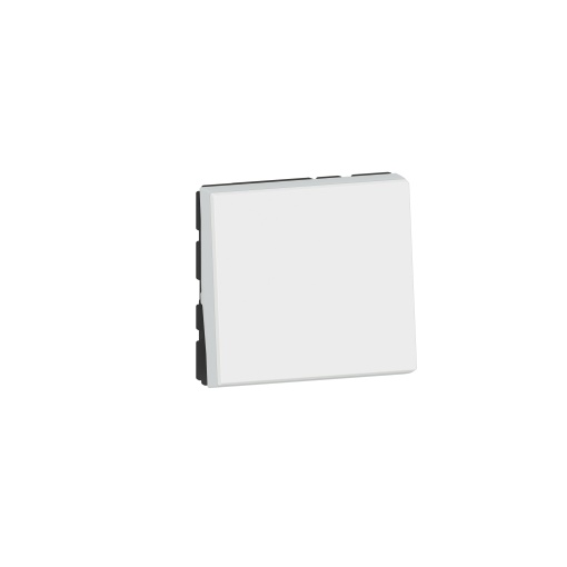 Mosaic - Interruptor unipolar 10AX-250V- ligad. automáticos - 2 mód. - branco