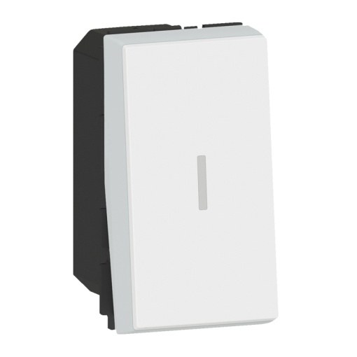Mosaic - Interruptor Easy-Led 20AX-250V- ligad. de parafusos - 1 mód. - branco