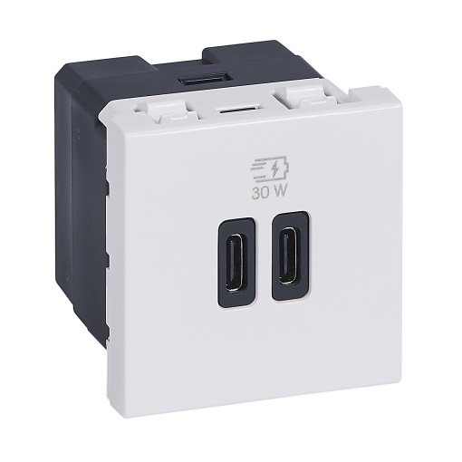 CARREG. USB CC 30W PD 2MD BRA