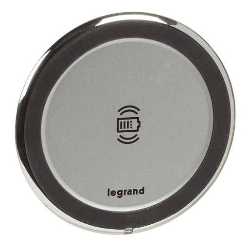 Incara Disq 80 Qi - Kit completo com 1 carregador para mobiliário Æ80 mm ficha