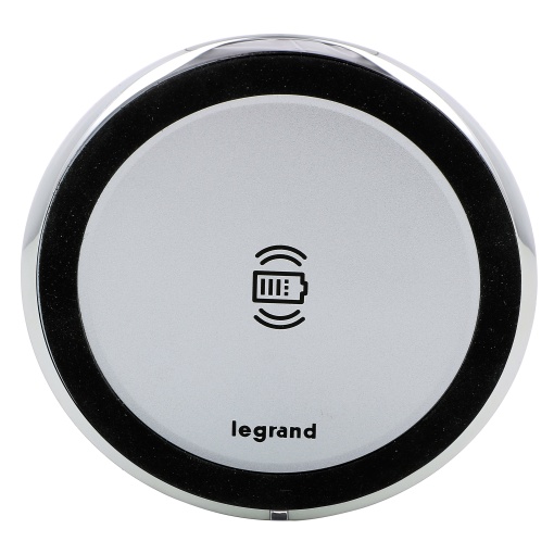 Incara Disq 80 Qi - Carregador sem fios 15 W - IP 44 - IK 08 - Alumínio
